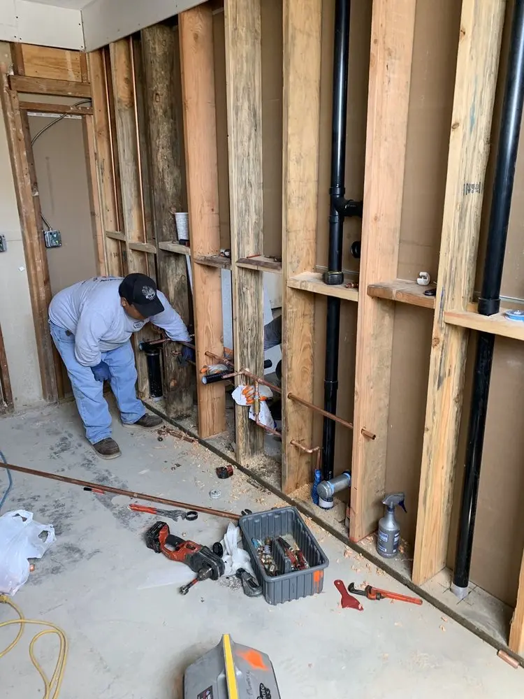 Commercial rough-in plumbing for Water Heater Replacement in Yorkwood